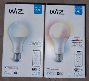 2 LAMPADINE LED WIZ SMART Dimmerabile, E27, 100W