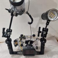Canon G1X Mark3-custodia sub-flash-torcia