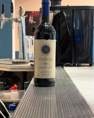 Bottiglia Sassicaia 1987 Tenuta San Guido