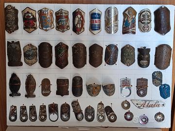 Lotto fregi stemmi bici epoca Atala Legnano Taurus