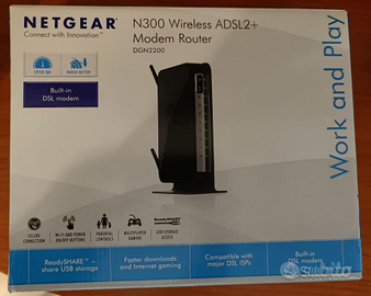 Modem Router NETGEAR DGN2200 ADSL2+