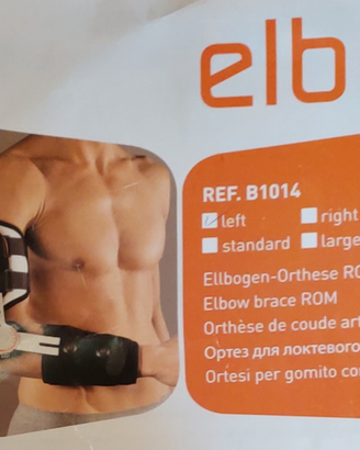Tutore articolato braccio/gomito sx
