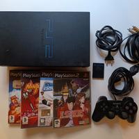 Sony PS2 Fat + Controller + 4 Giochi + Accessori