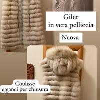 Gilet in vera pelliccia