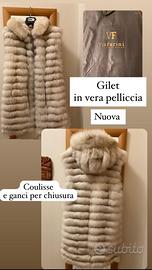 Gilet in vera pelliccia