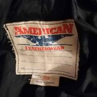 giacca americana in pelle