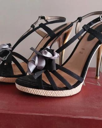Sandali Vera Pelle tacco 39