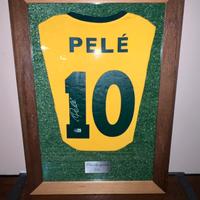 Maglia Brasile Pelé Beckett COA