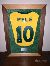 Maglia Brasile Pelé Beckett COA