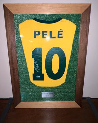 Maglia Brasile Pelé Beckett COA
