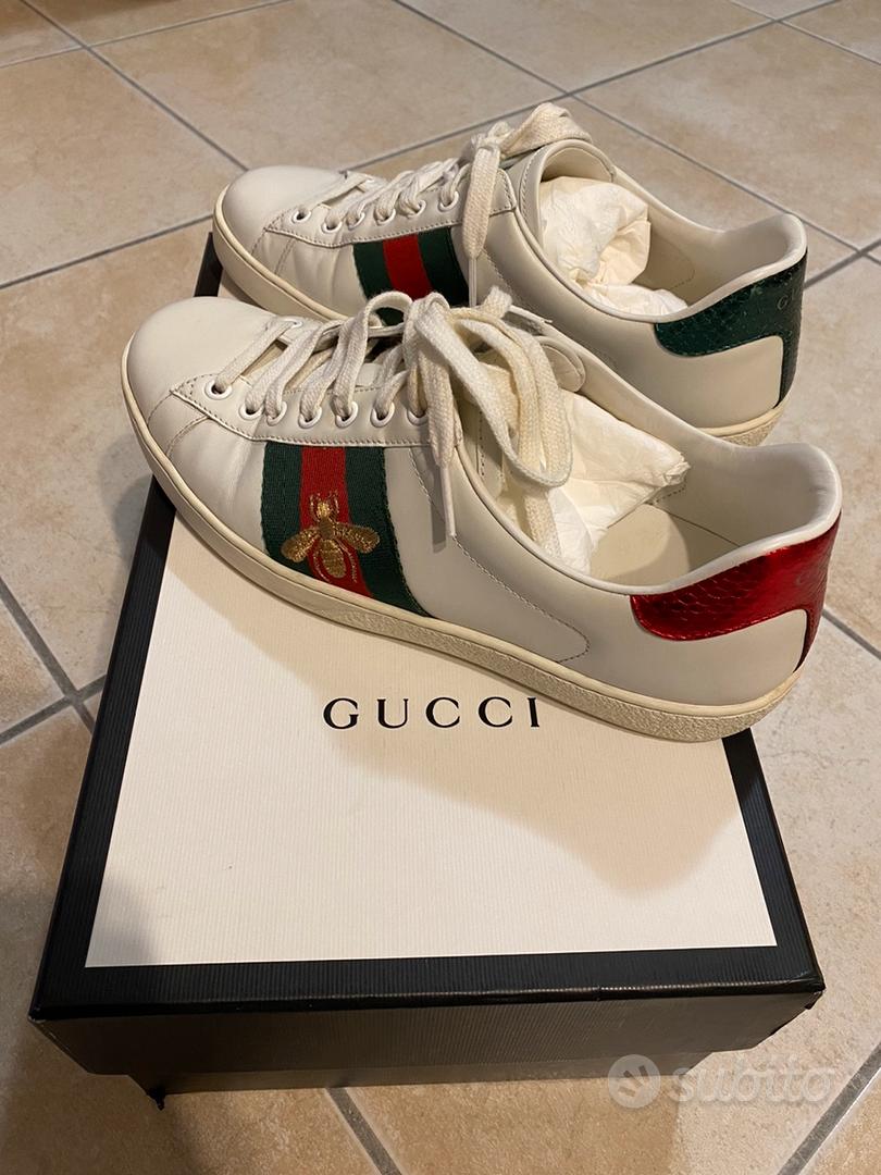 Sneaker Gucci Ace Uomo Ricamo Ape Abbigliamento e Accessori In vendita a Firenze