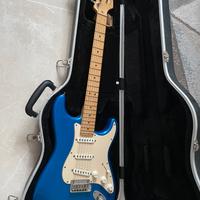 Fender stratocaster american standard chrome blue