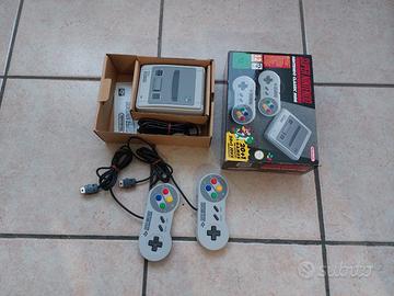 SNES Classic Mini Console  Nintendo + alimentatore
