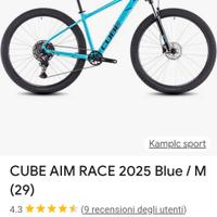 MOUNTAIN BIKE CUBE AIM RACE 29 BLUE 