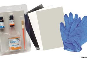 Kit riparazione gommoni PVC sup, tender