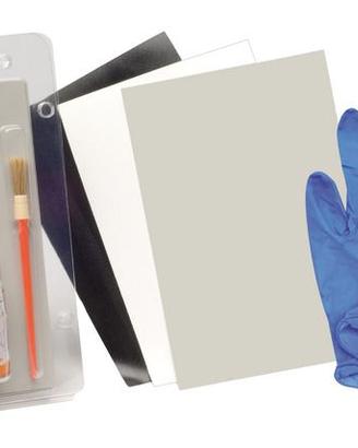 Kit riparazione gommoni PVC sup, tender