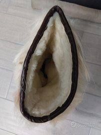 Doposci vintage capra naturale