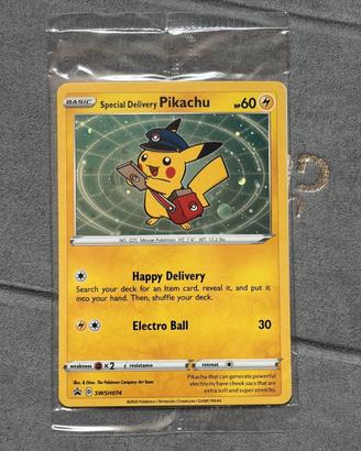 Special delivery Pikachu promo sealed