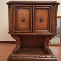 Mobiletto in legno bar-porta televisione