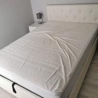 Letto contenitore alla francese con materasso