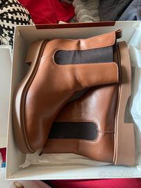 Chelesa boots marroni in pelle made in Italy