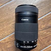 Obiettivo canon 55-250 mm