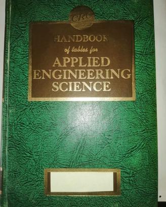 Manuale CRC d'Ingegneria , in inglese ,  1970