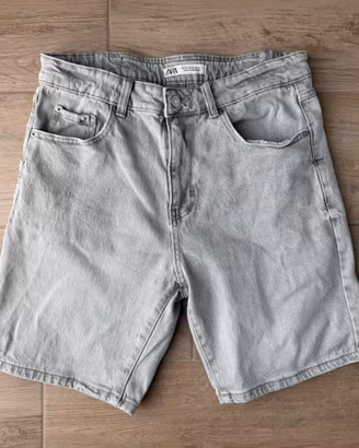 Jeans corti Zara grigi