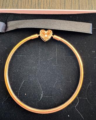 Braccialetto oro rosa Pandora