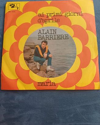Disco 45 giri Alain Barriere edizioni Barclay 