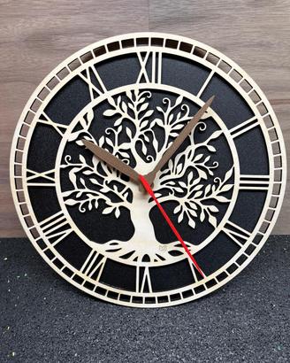 Orologio da parete artigianale Albero della Vita