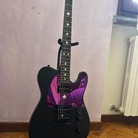 Harley Benton TE-20HH SBK modificata per metal