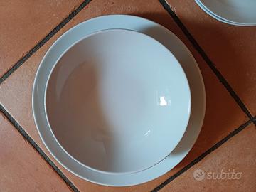 piatti bianchi fondi e piani