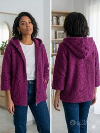 Cappetta  teddy con cappuccio Clausura taglia S