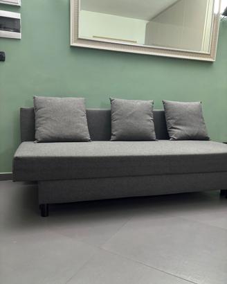Divano letto ikea a tre posto grigio