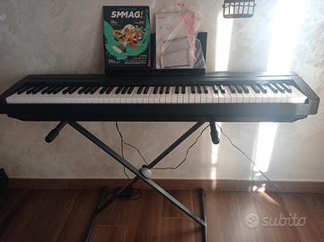 pianoforte digitale P-45 Yamaha con cavalletto 