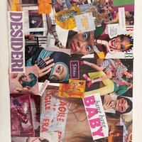 “Desideri e Contrasti” - collage fatto a mano