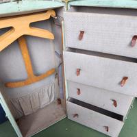 baule armadio da viaggio vintage 