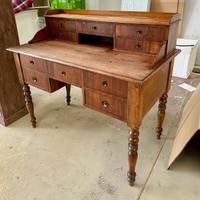 Scrivania antica italiana, fine Ottocento