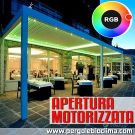 Pergola bioclimatica 3x4 lamelle CERTIFICATA led