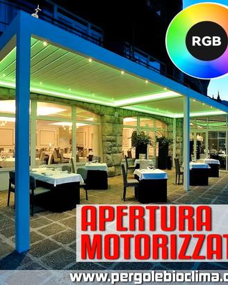 Pergola bioclimatica 3x4 lamelle CERTIFICATA led