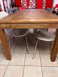 Tavolo legno massiccio 2 metri