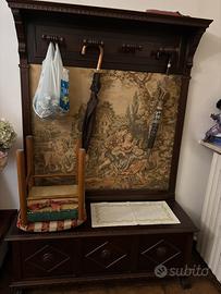 Mobile da ingresso in legno massello