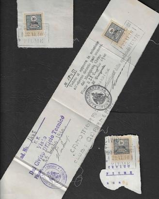 Fiume 1918/1920 – 30 filler sovrastampato “FIUME”