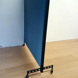 pannelli separatori per uffici con ruote 