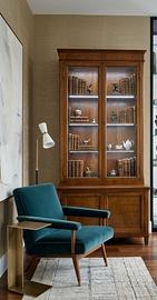 Libreria  studio legno di olmo