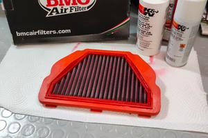 Filtro aria BMC+kit pulizia per Yamaha R1/MT-10 