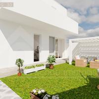 Nuova costruzione piano terra con giardino