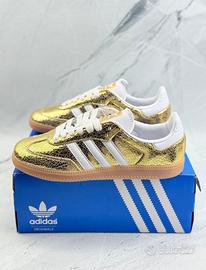 Adidas Originals Samba "Cracked Metallic" Oro T37