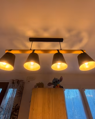 Lampadario a sospensione moderno a 4 punti luce